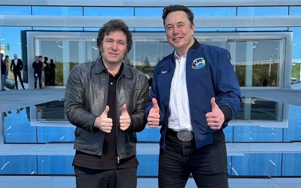 Javier Milei estuvo junto con Elon Musk en Estados Unidos