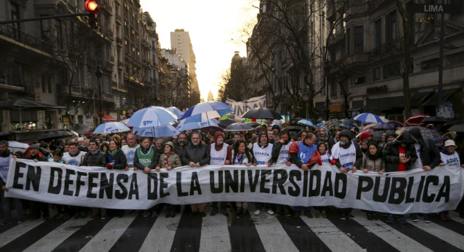 Universidades Nacionales: harán un paro de 48 horas en defensa de la educación pública