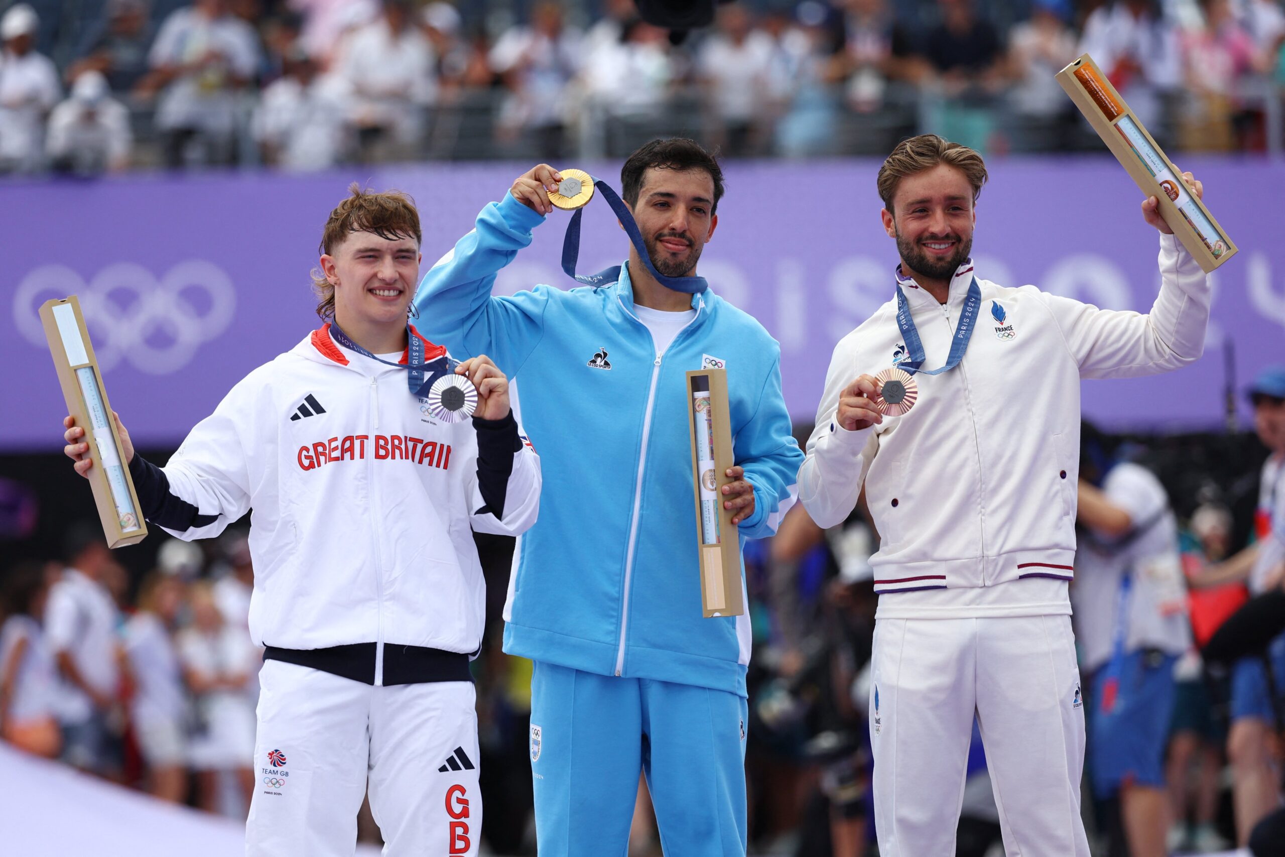 París 2024: de la mano de José Torres en BXM freestyle, la Argentina se subió a lo más alto del podio