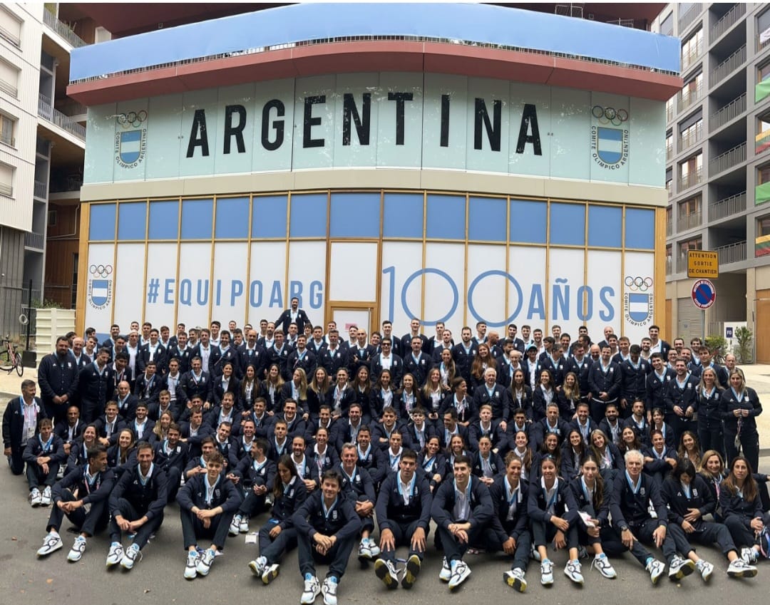 La delegación argentina, 100 años más tarde