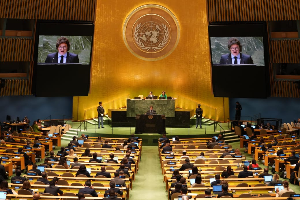 Javier Milei en la Asamblea de Naciones Unidas: “Argentina va a abandonar la posición de neutralidad y va a estar a la vanguardia en defensa de la libertad”