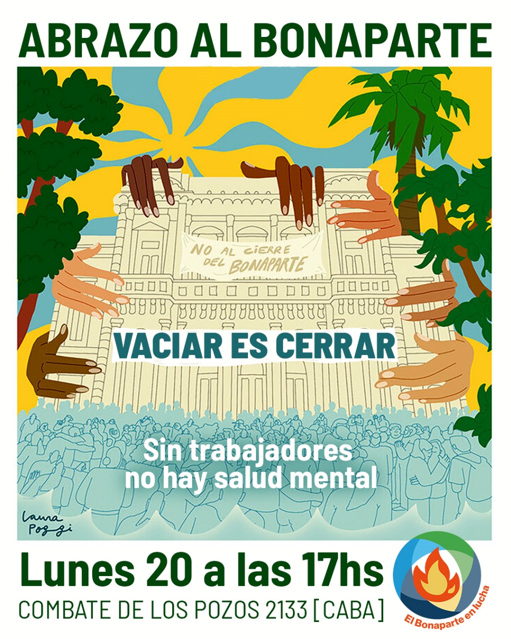 Convocatoria Hospital Nacional Bonaparte Combate de los Pozos 2133