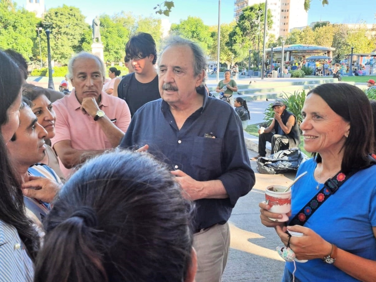 Ricardo Alfonsín recorrió los Puntos de Encuentro, convocados por el Frente Amplio por la Democracia (FAD)