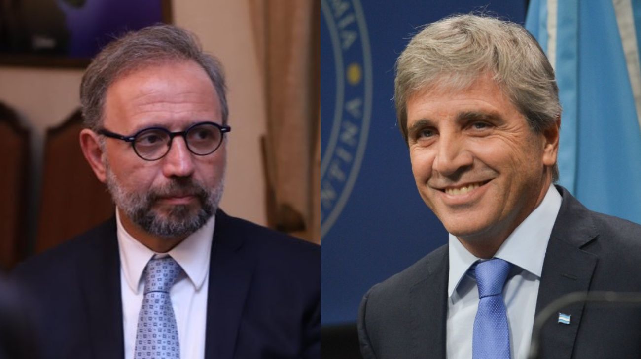 Tenso cruce entre Luis Caputo y Gustavo Marangoni por la política económica