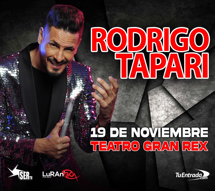 Rodrigo Tapari Llega al Teatro Gran Rex: una noche inolvidable el 19 de noviembre