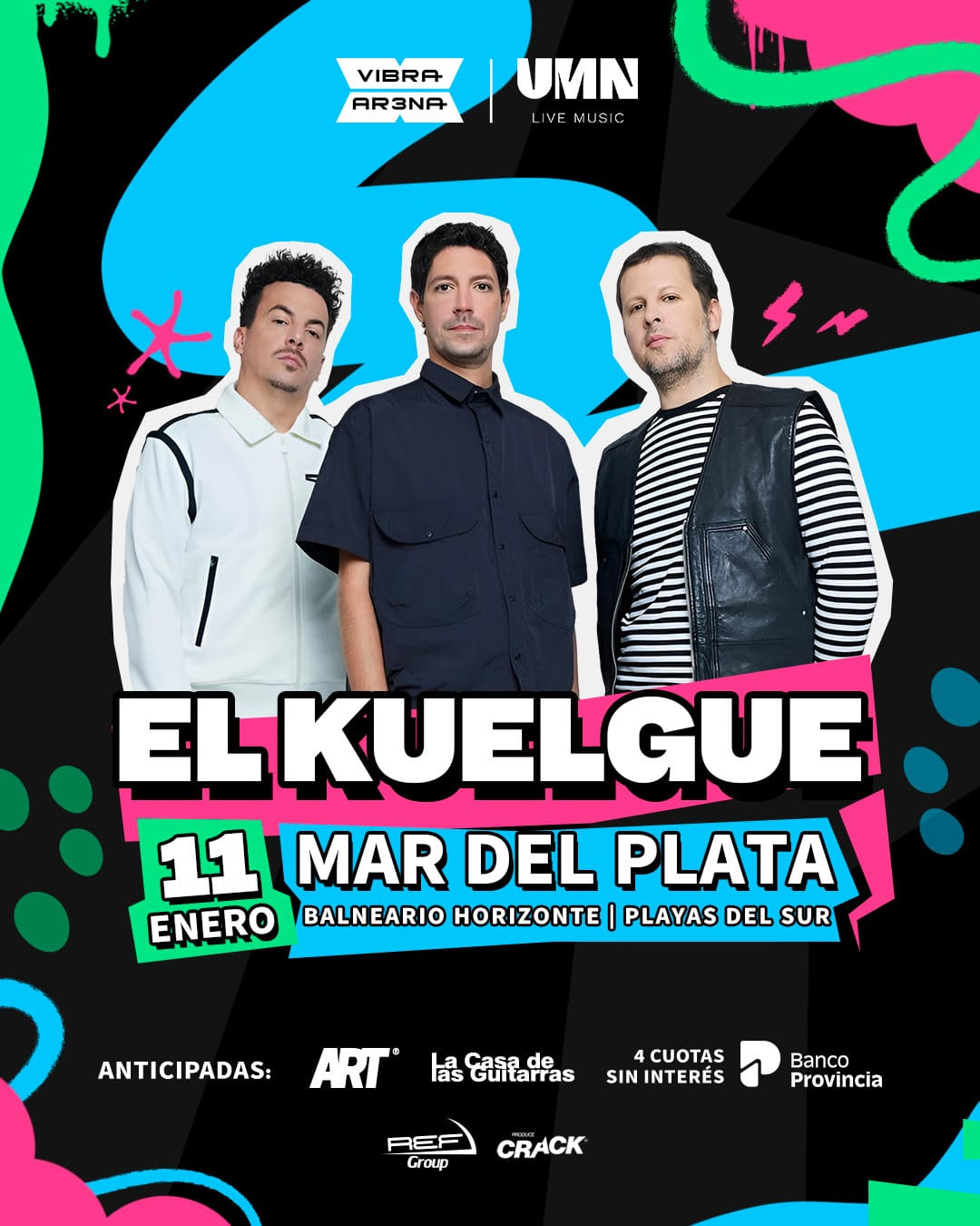 El Kuelgue vuelve a Mar del Plata: cuándo es el show, cómo llegar y qué tener en cuenta para Vibra Arena