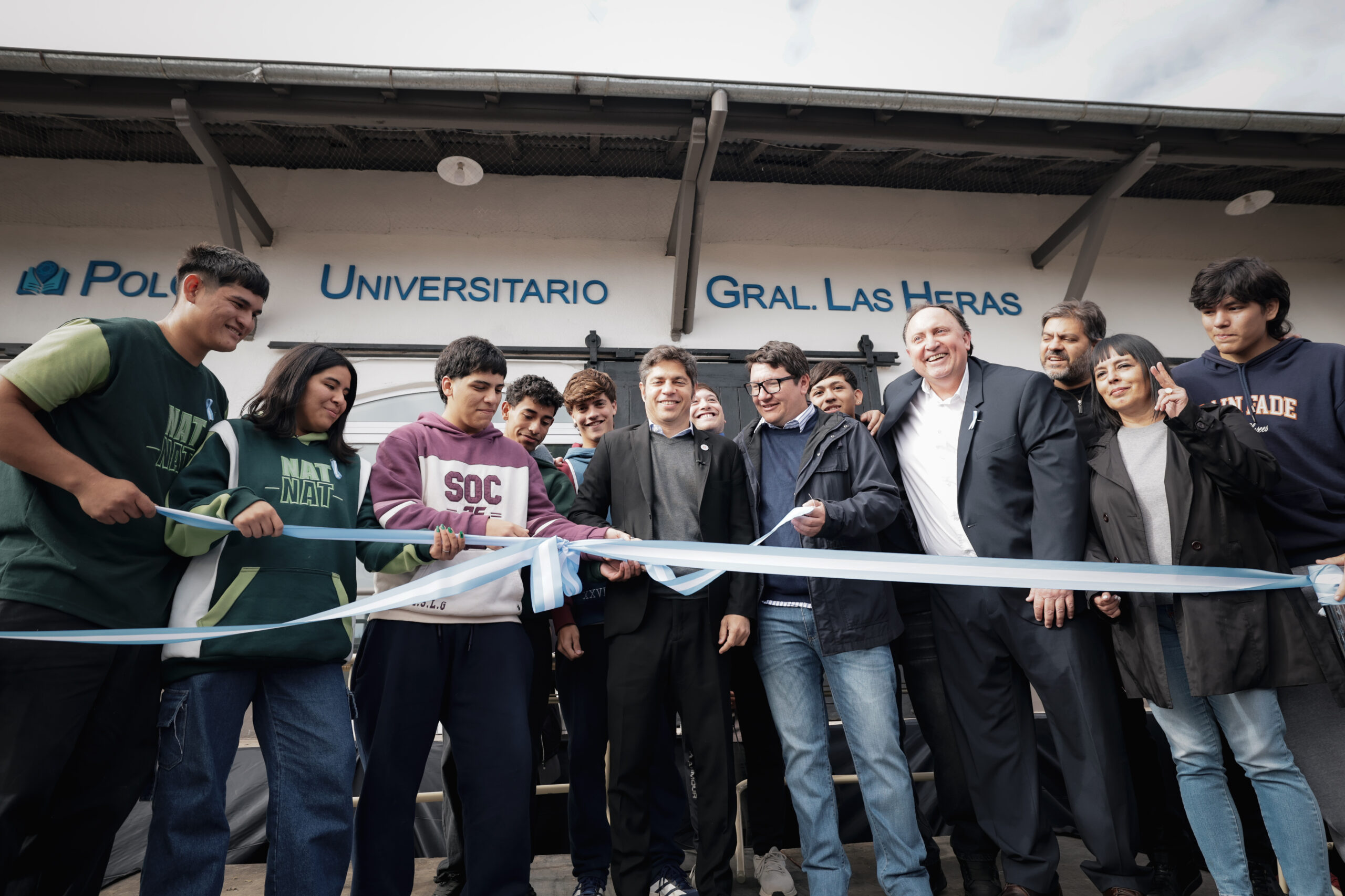 Kicillof inauguró el nuevo Polo Universitario de General Las Heras