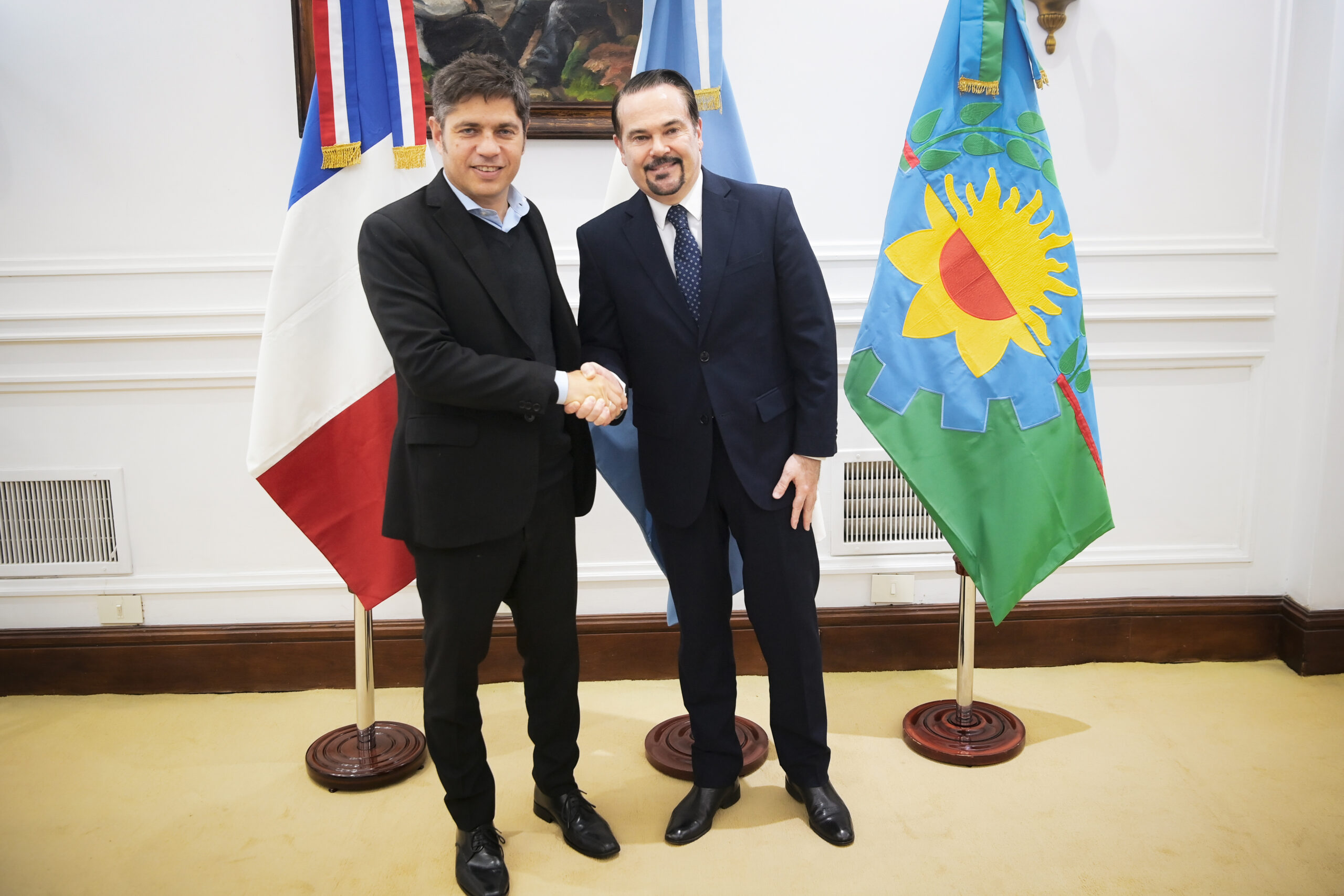 Kicillof recibió al embajador de Francia y profundiza una agenda clave para inversiones, comercio y cooperación internaciona