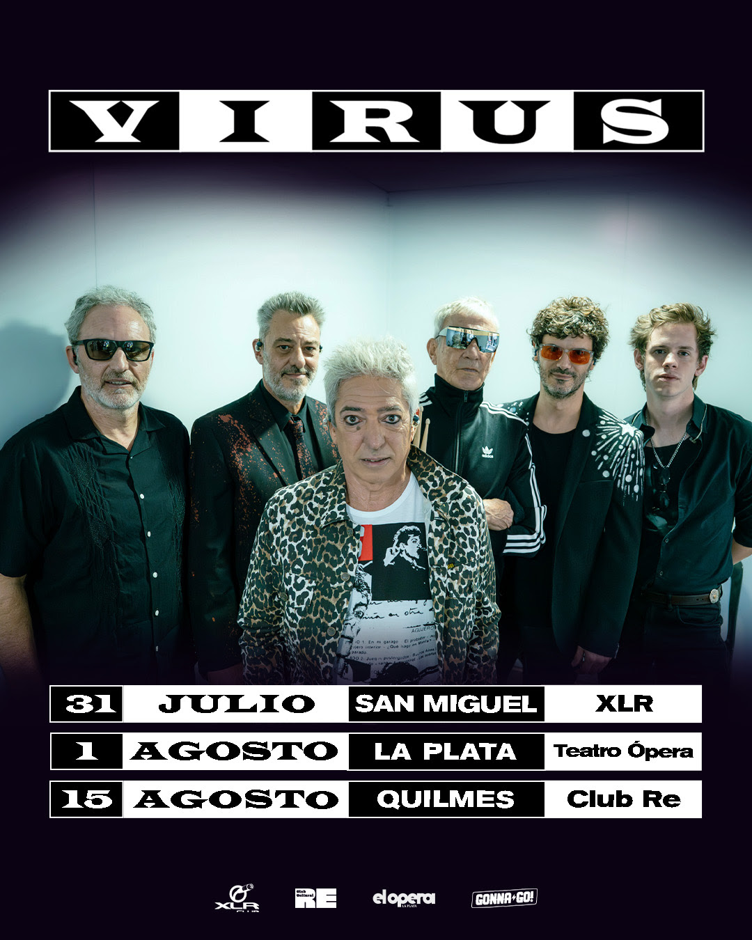 Virus anuncia nuevas fechas en la provincia de Buenos Aires y reafirma su legado como emblema del rock argentino