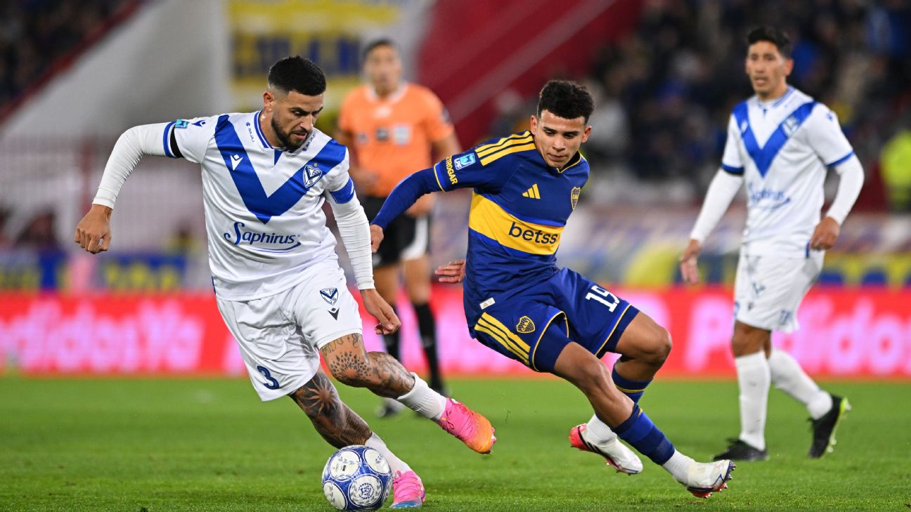 Boca lo buscó hasta el final, pero el palo y Marchiori le negaron el triunfo ante Vélez en Parque Patricios